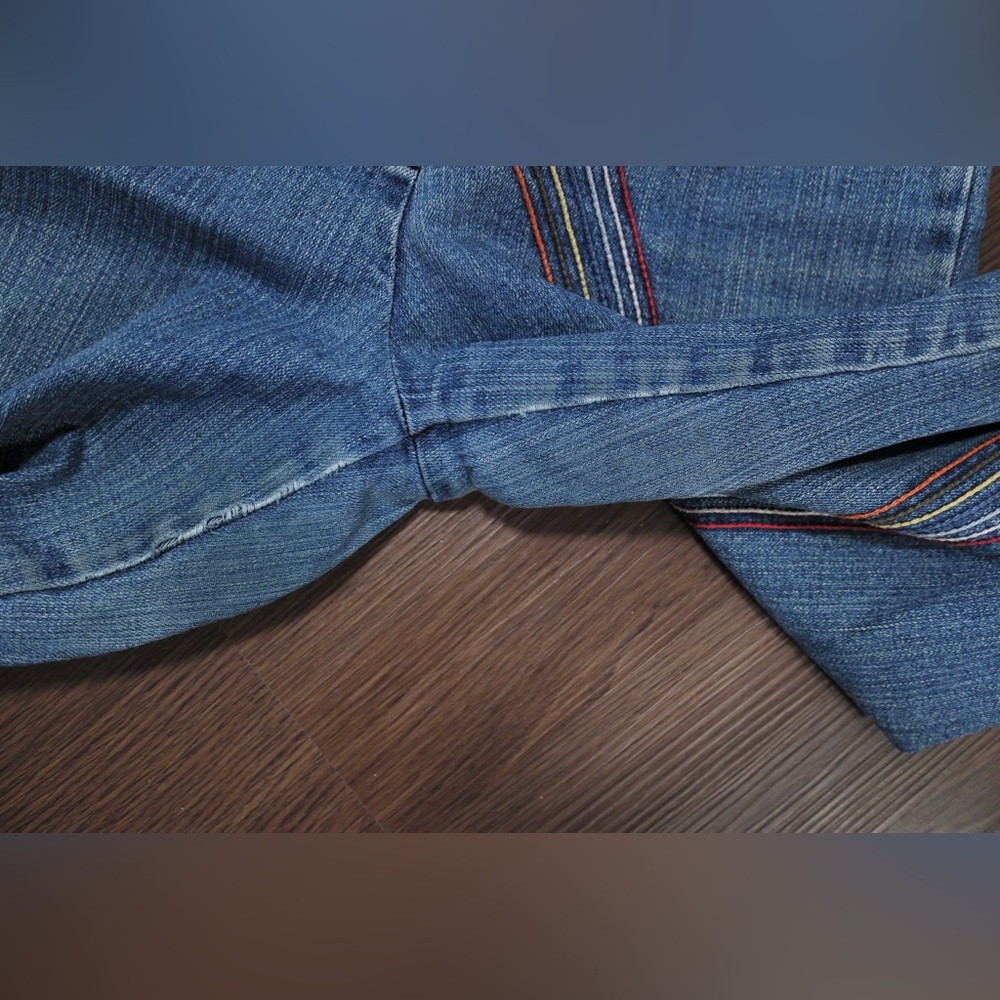 ModCloth rainbow jeans - Picture 4 of 10